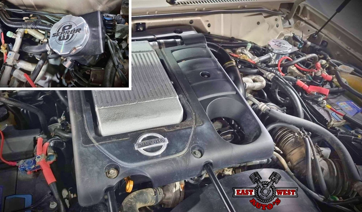 Oil Catch Can Replacement in a GU Nissan Patrol by East-West Autos